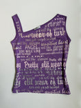 Load image into Gallery viewer, 00's Graphic print strap detail tank • Size L