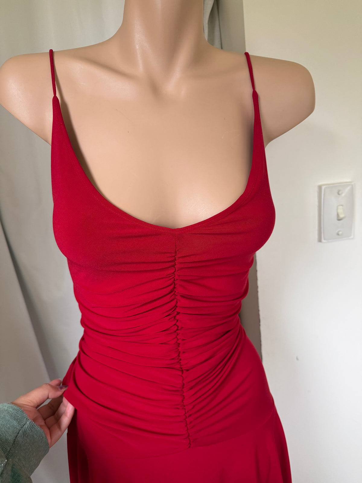USA 90's/00's Handkerchief hem midi • Size S/M