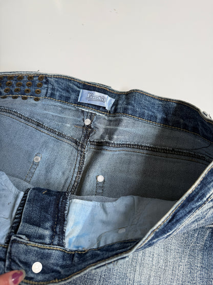 00's Pimkie denim studded micro mini • Size 10
