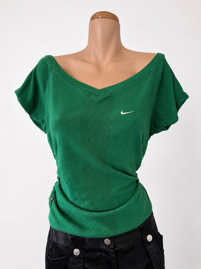 00's Nike slouchy off shoulder tee • Size L