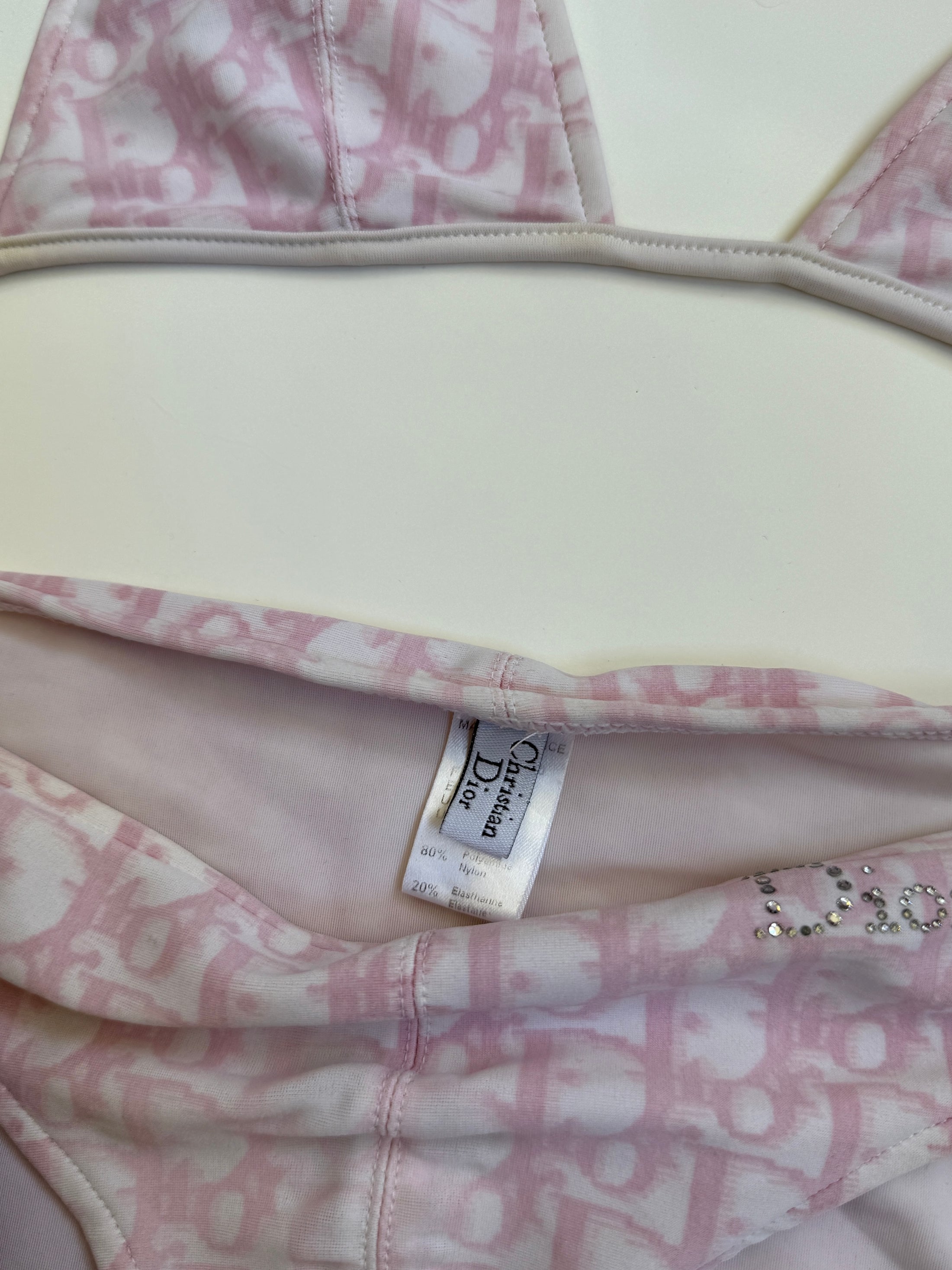 RARE 00's Dior diorissimo pink bikini • Size 6/8