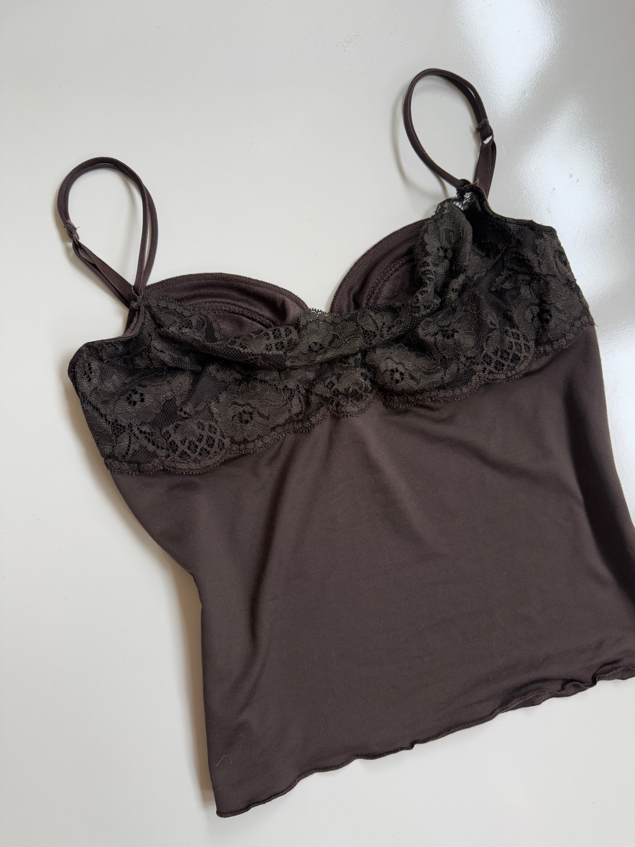00's Intimissimi choc brown bustier  • Size S