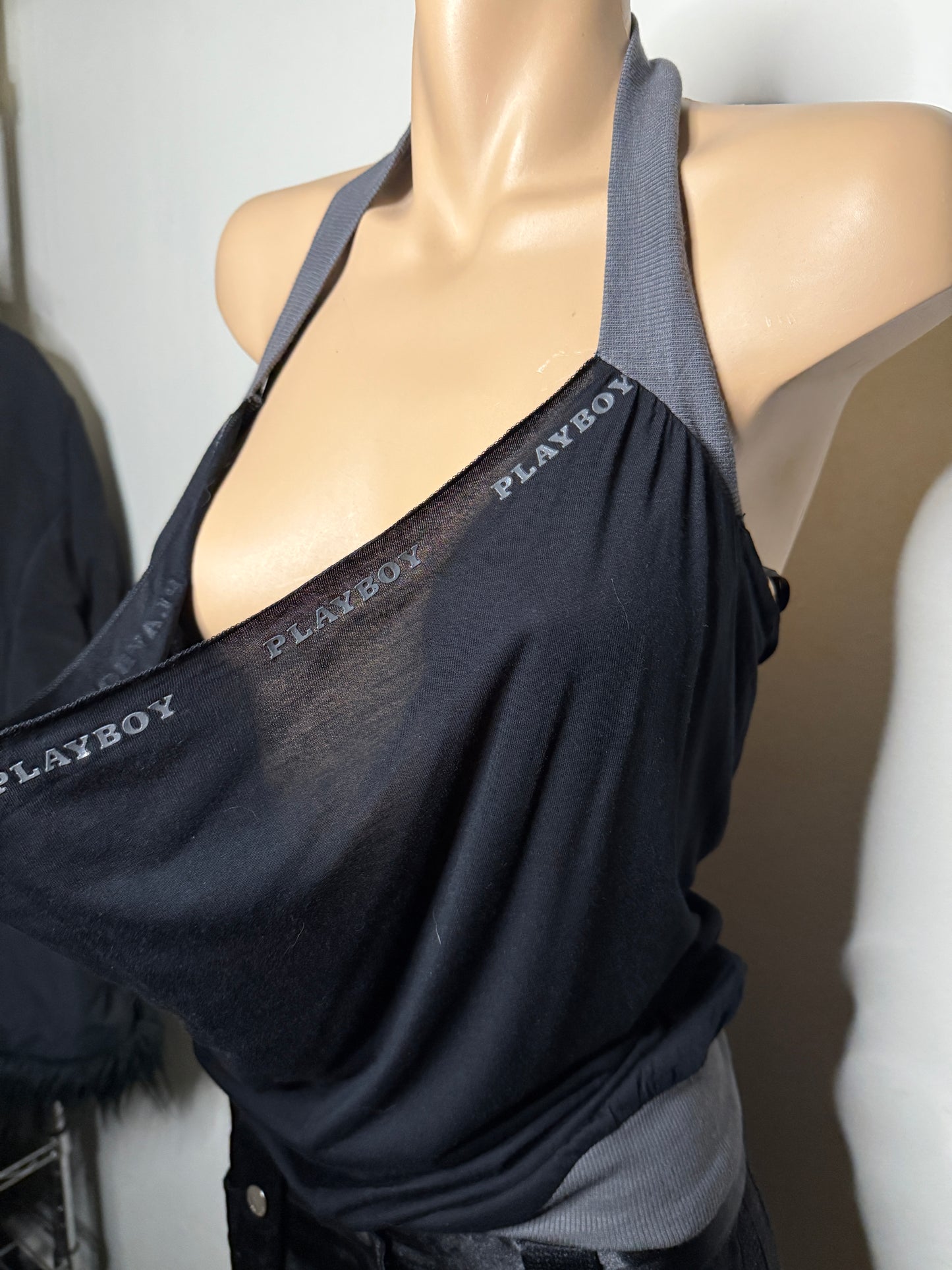 2004 Deadstock Playboy scoop halter • Size S