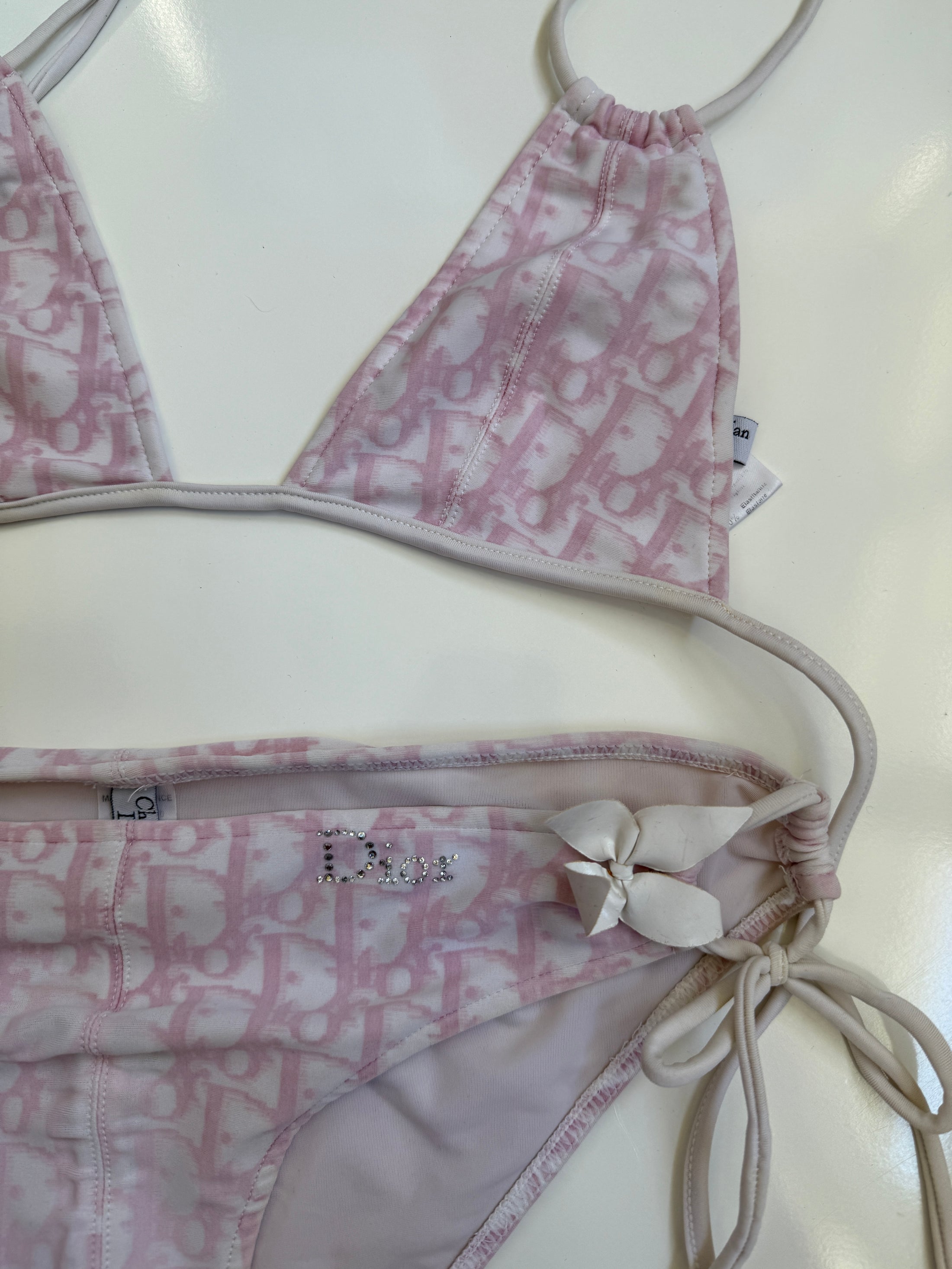 RARE 00's Dior diorissimo pink bikini • Size 6/8