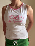 Load image into Gallery viewer, 00's Roberto Cavalli Angels thick cotton sequin tank• Size M
