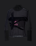 Load image into Gallery viewer, 00's Mesh velvet/knit detail sequin longlseeve
