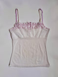 Load image into Gallery viewer, 00's Milkmaid mesh embroidered cami • Size M/L
