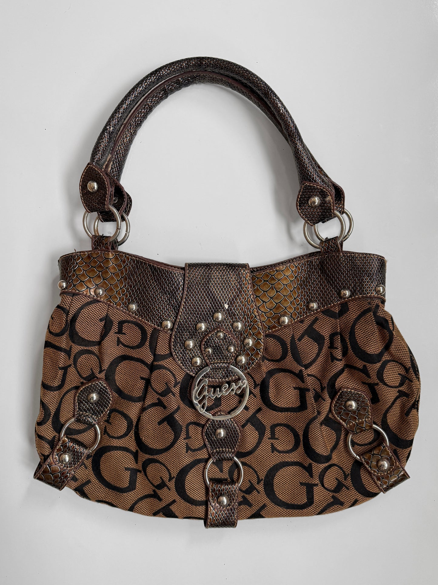00's Guess monogram bag