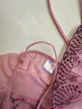 Load image into Gallery viewer, 00's Pink mesh embroidered cami • Size S
