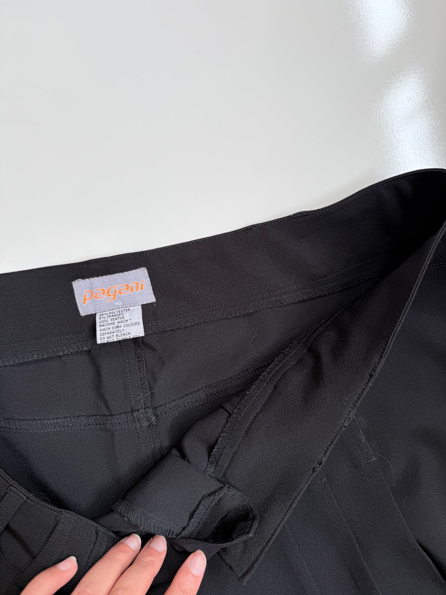 00's Pagani pleated micro mini • Size 16