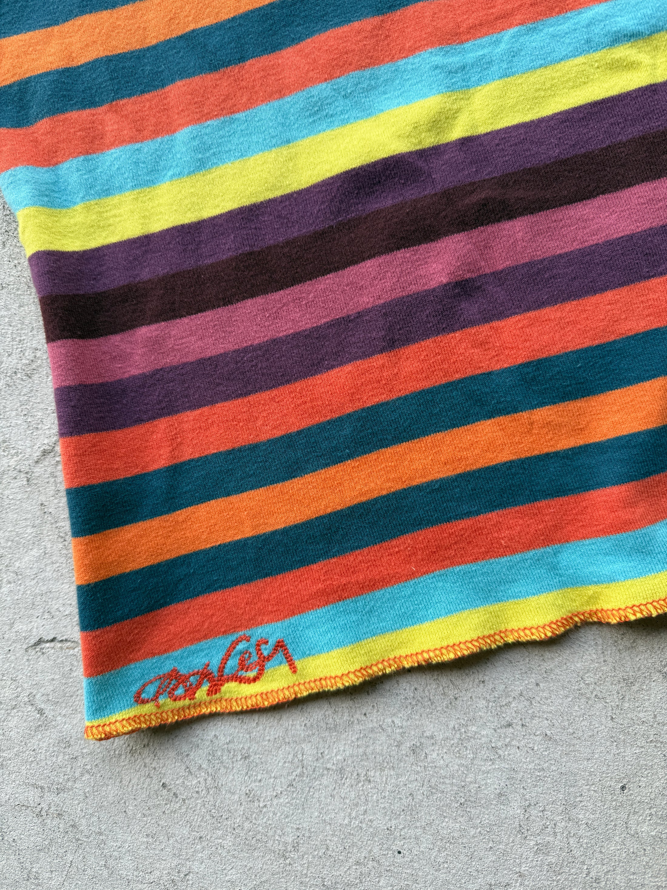 00's Multi-C striped tube top • Size S