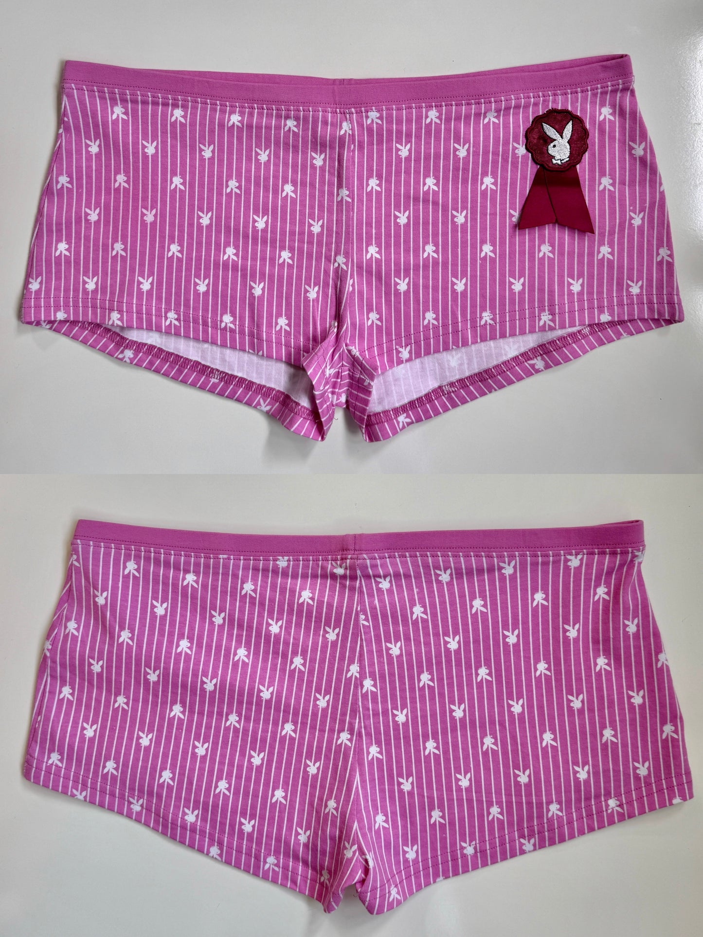 Deadstock 00's Playboy micro shorts • Size L