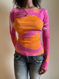 Load image into Gallery viewer, 00's Miss Sixty graphic print long sleeve • Size S/M
