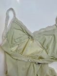 Load image into Gallery viewer, 00's Pale green mesh/lace cami • Size S
