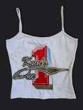 Load image into Gallery viewer, 00's Khamsin racer print cami • Size S/M

