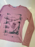 Load image into Gallery viewer, 00's Cachecache cotton graphic print long sleeve • Size M
