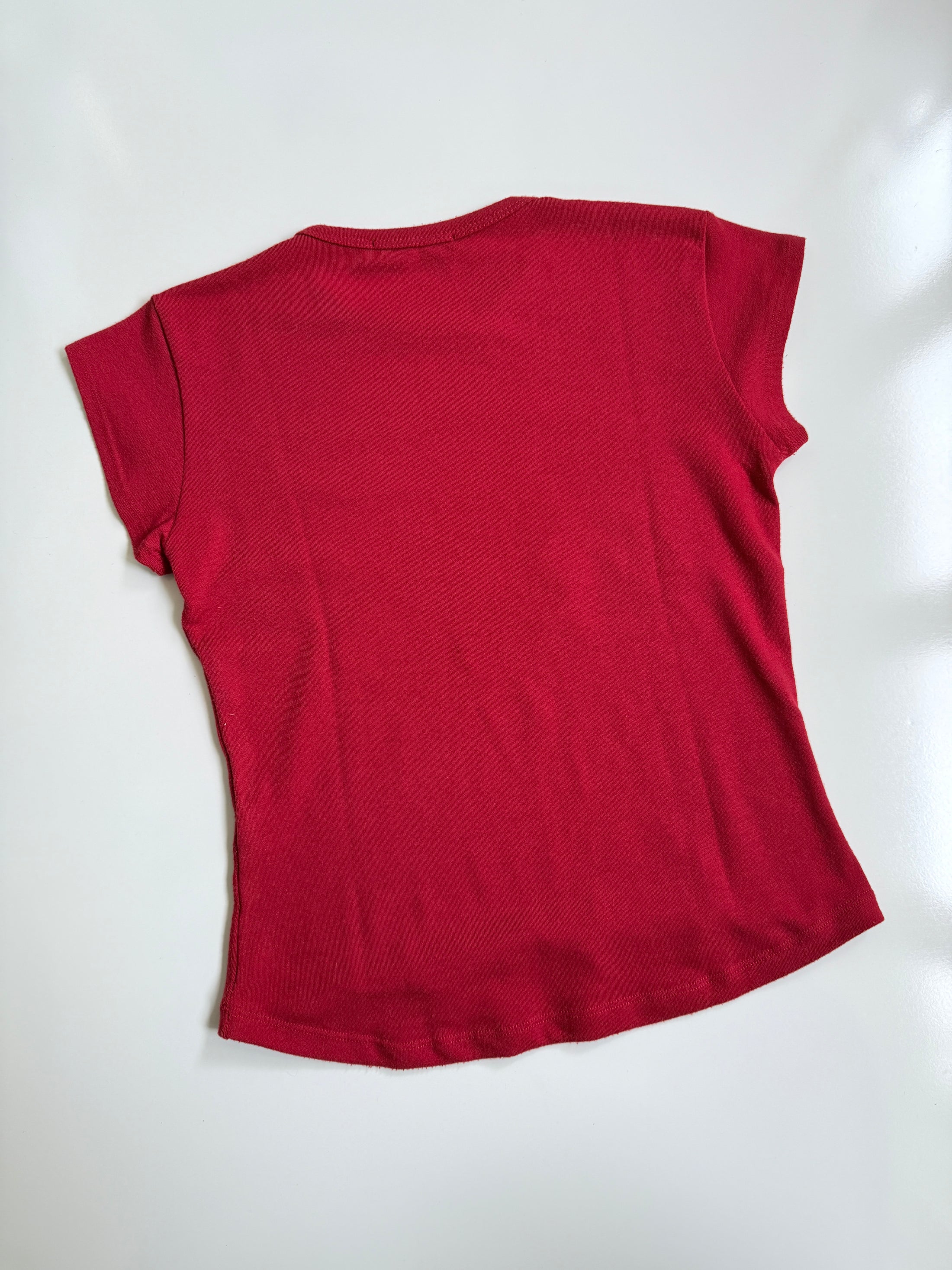 00's DKNY cotton diamante baby tee • Size S