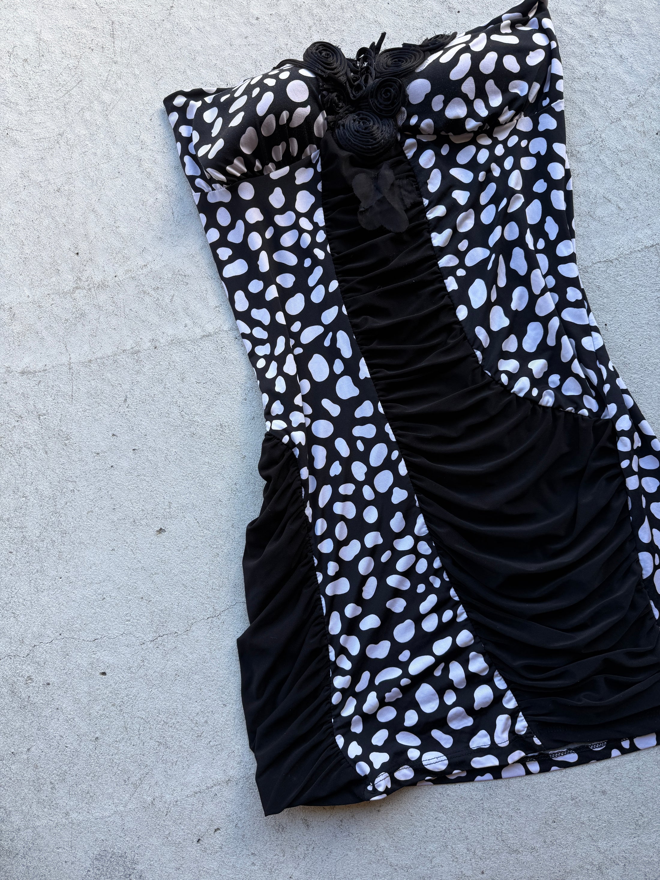 00’s Ruched slinky mini dress • Size M/L