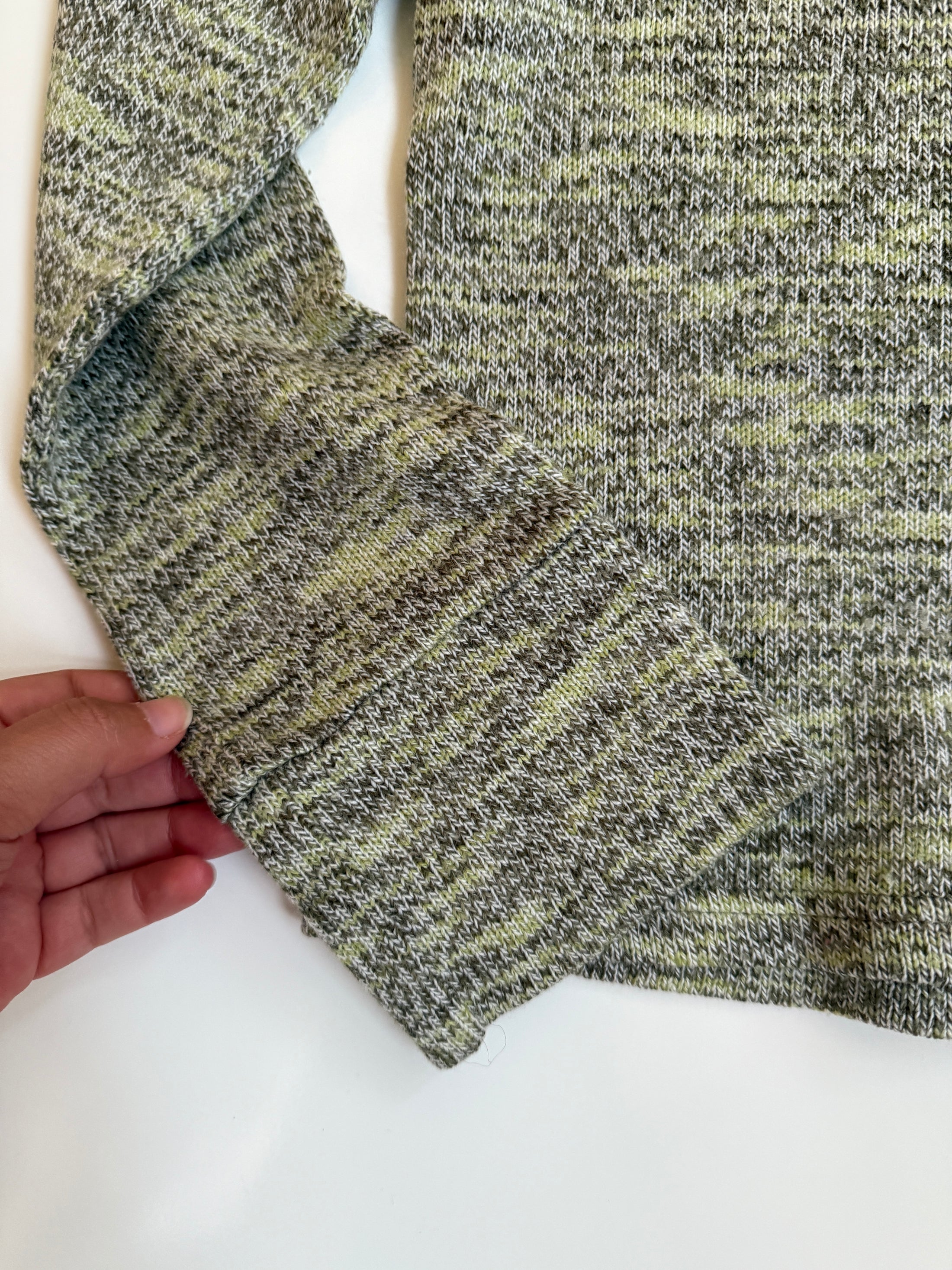 00's DKNY speckled spell out knit • Size S-M