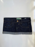 Load image into Gallery viewer, 00's Bershka denim micro mini • Size 4-6
