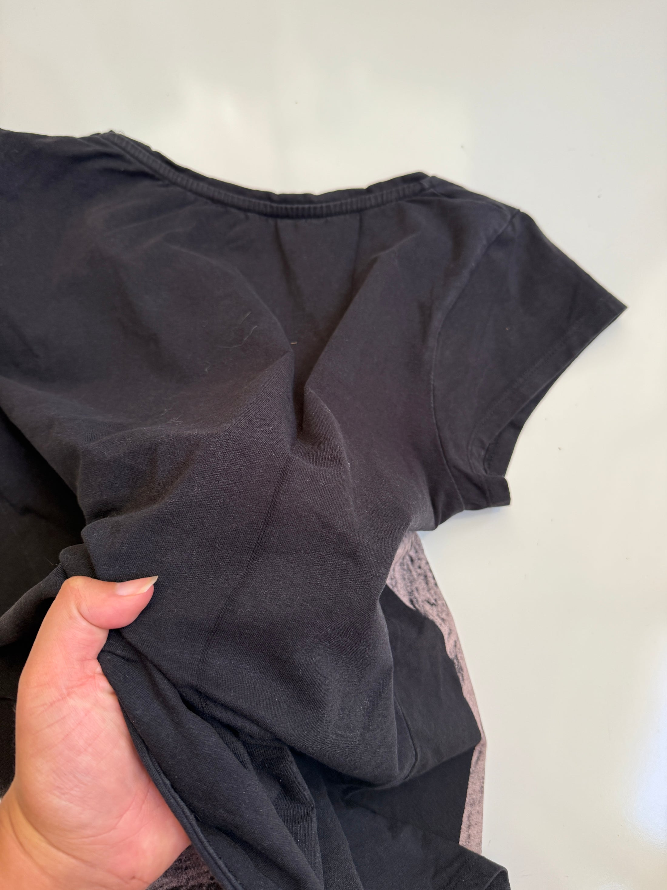 Cotton Union jack photo print tee • Size M