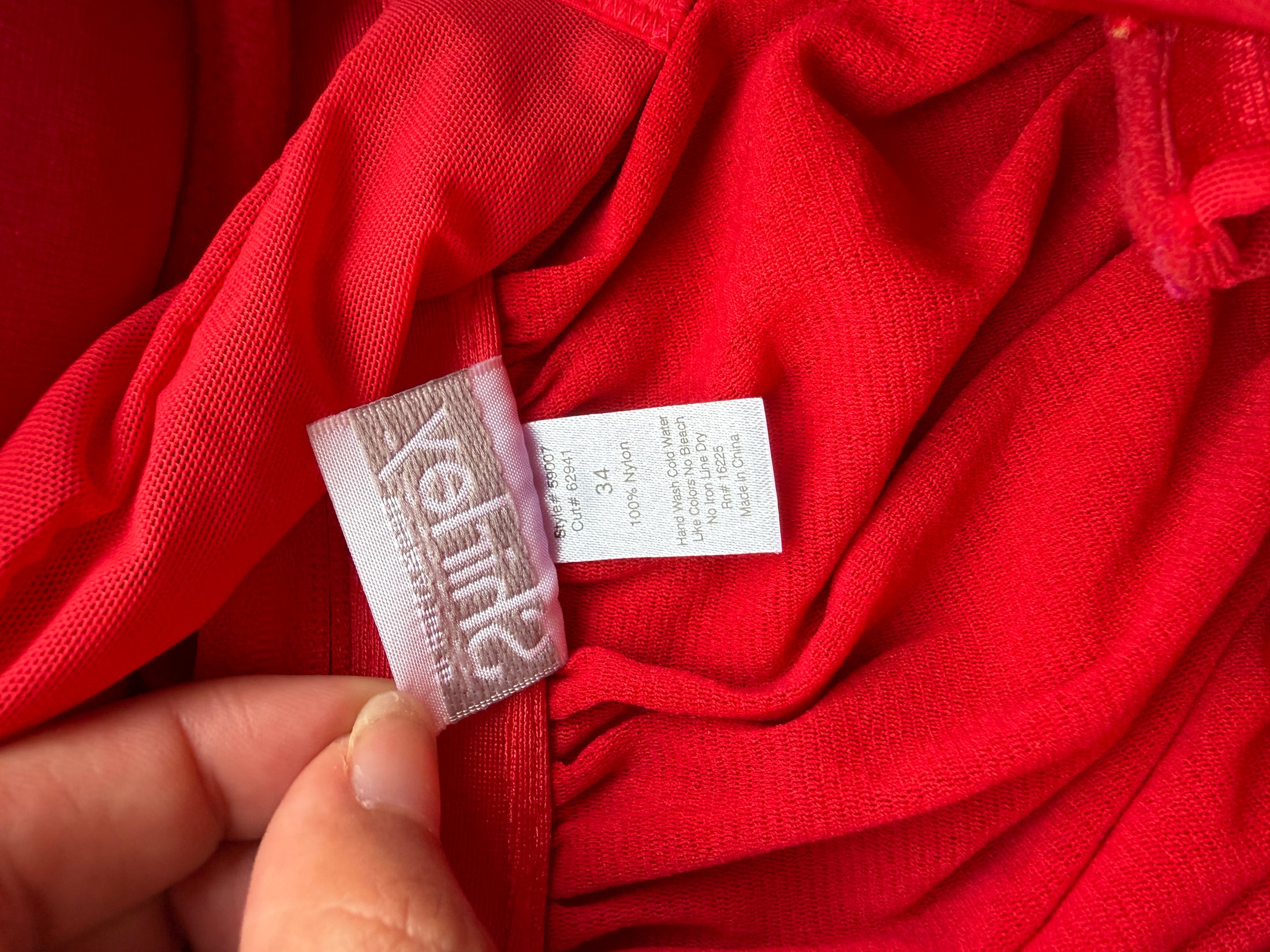 00's Red ruched bustier • Size XS