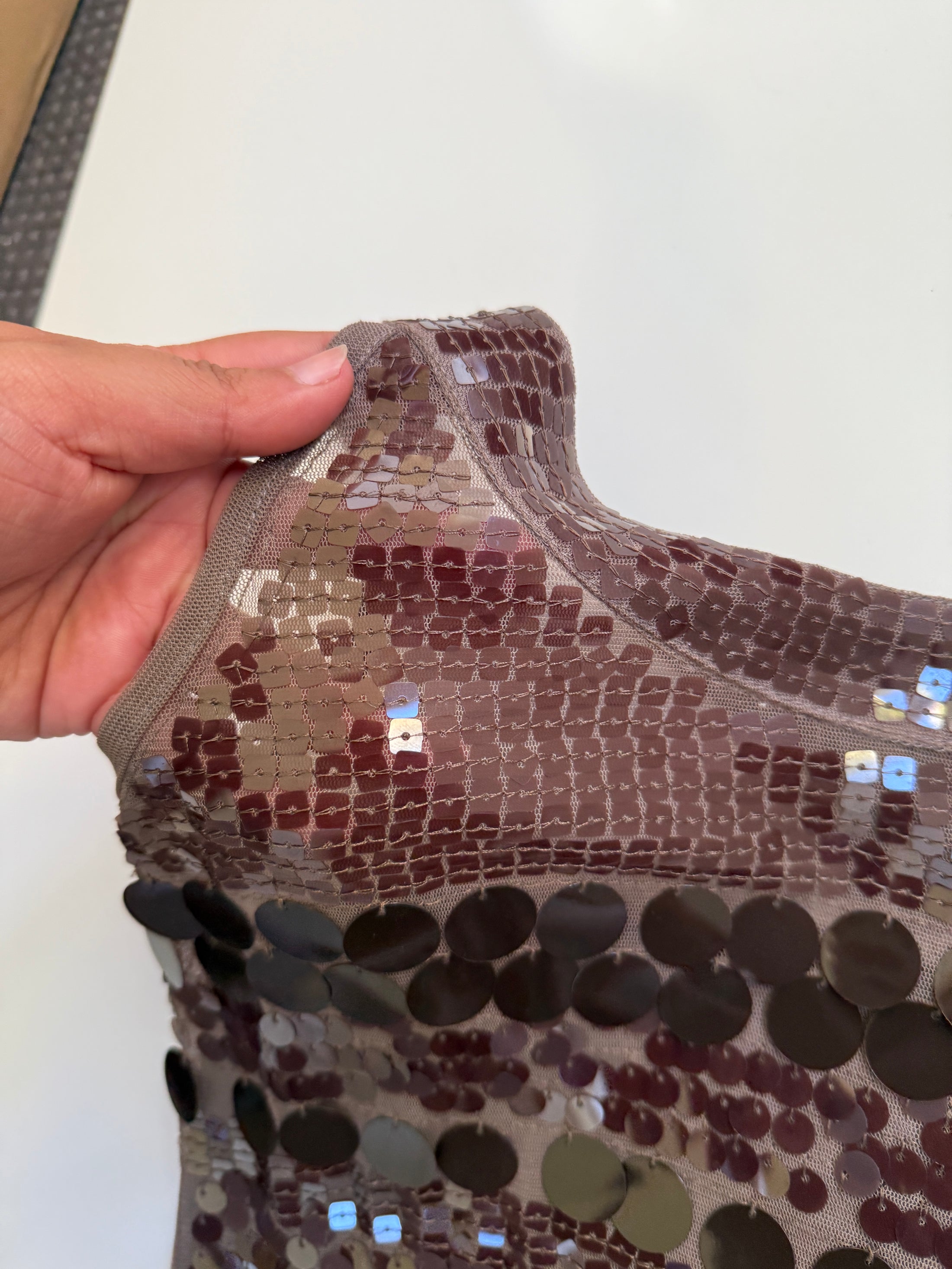 00's Mango sequin tank • Size S