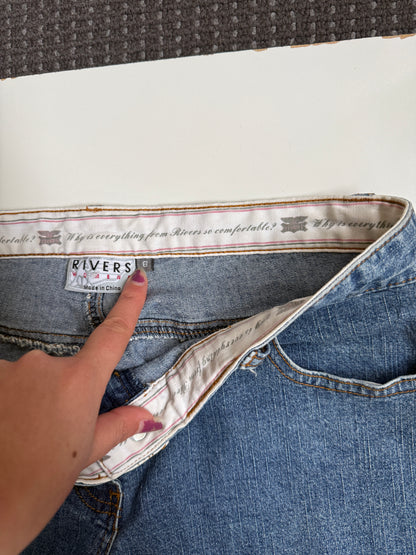 00's Rivers boot cut low rise jeans • Size 8