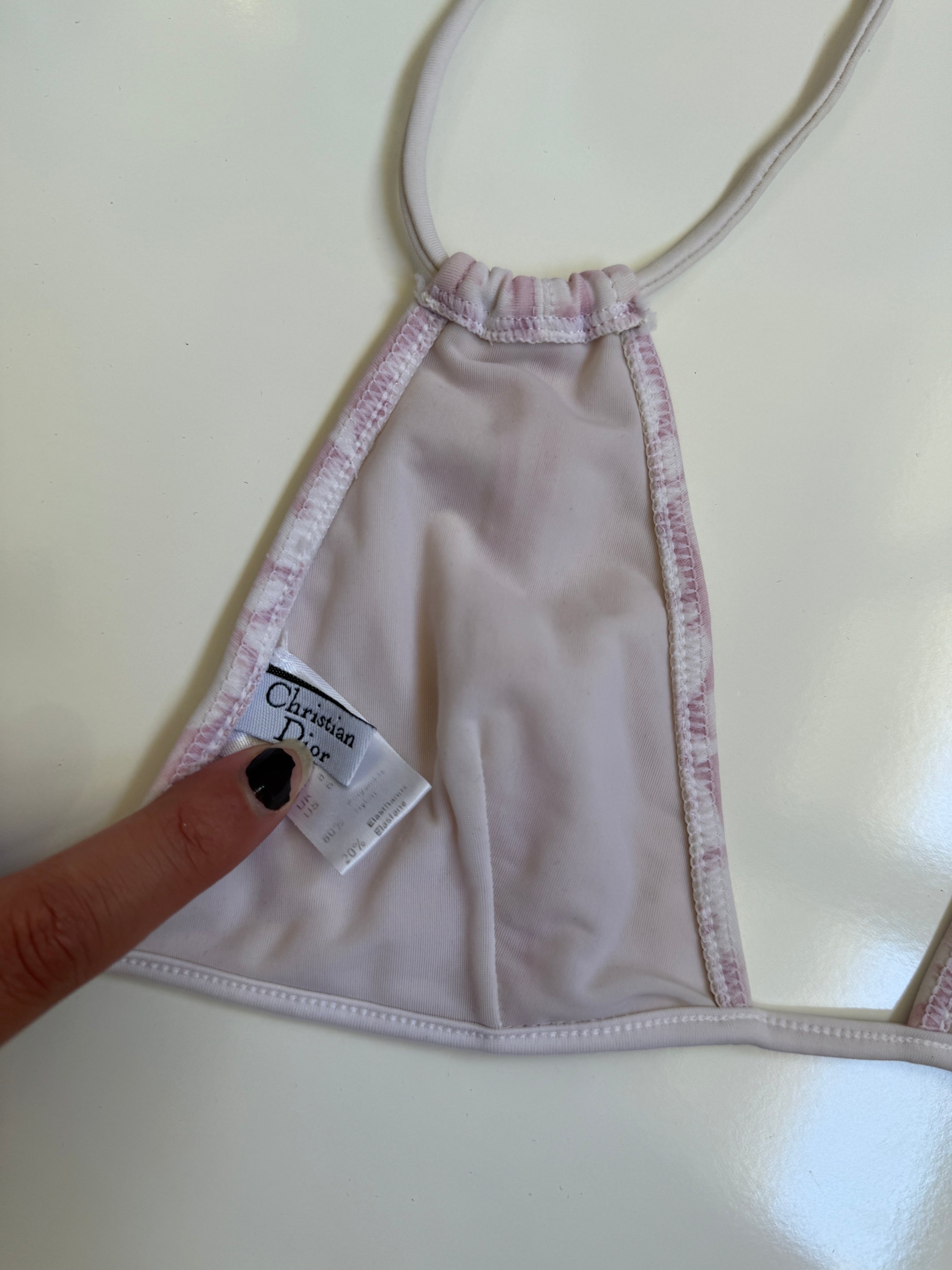 RARE 00's Dior diorissimo pink bikini • Size 6/8