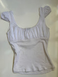 Load image into Gallery viewer, 00's Morgan anglaise ribbed milkmaid top • Size M
