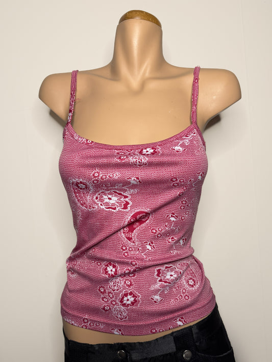 00's Paisley cami top • Size M