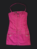 Load image into Gallery viewer, Rare 00's Diesel Pink halter mini dress
