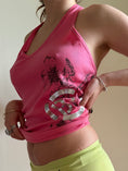 Load image into Gallery viewer, 00's Benetton cotton print 2-Way halter • Size L
