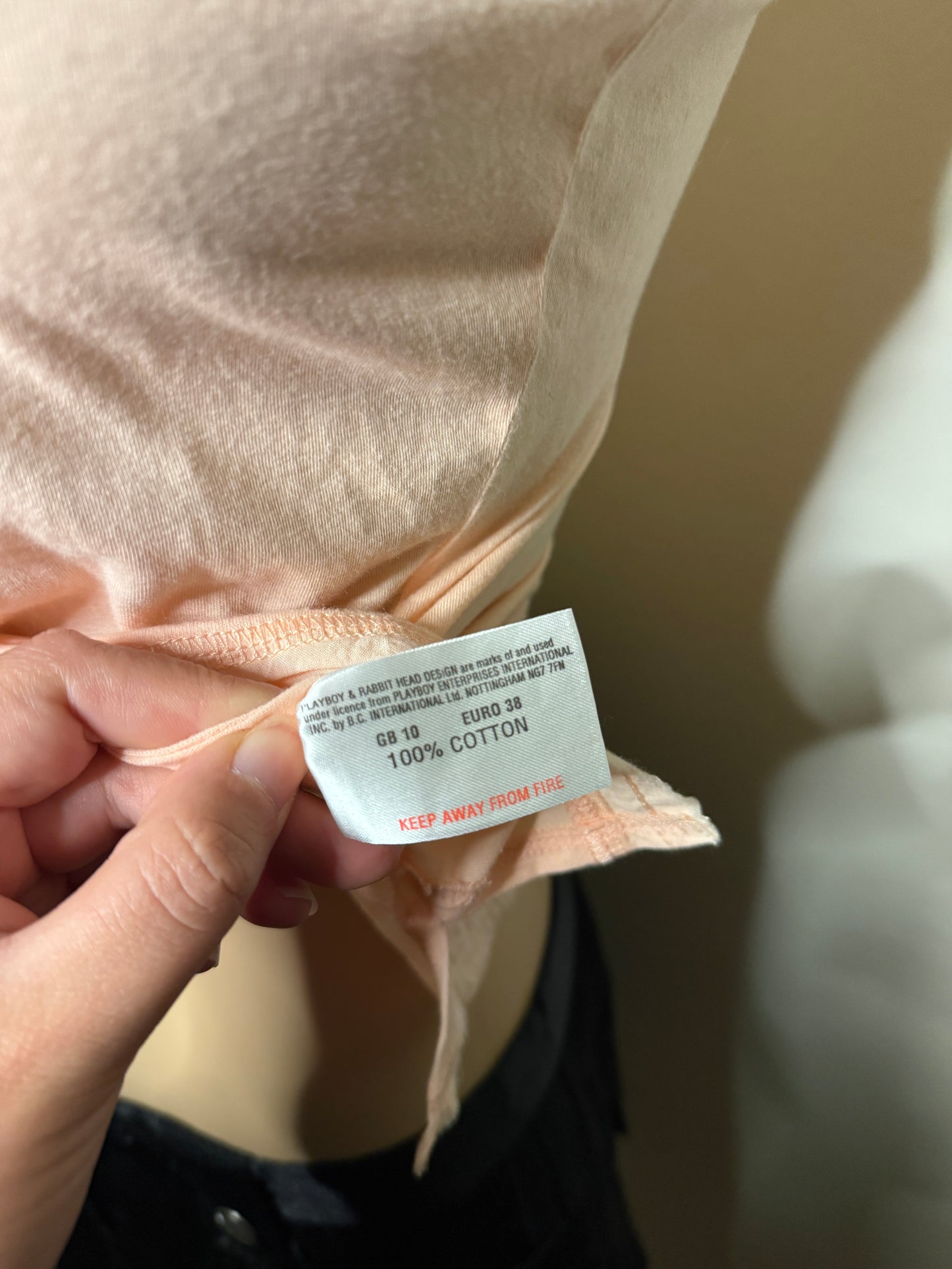 00's Playboy iconic print cotton tank • Size 10