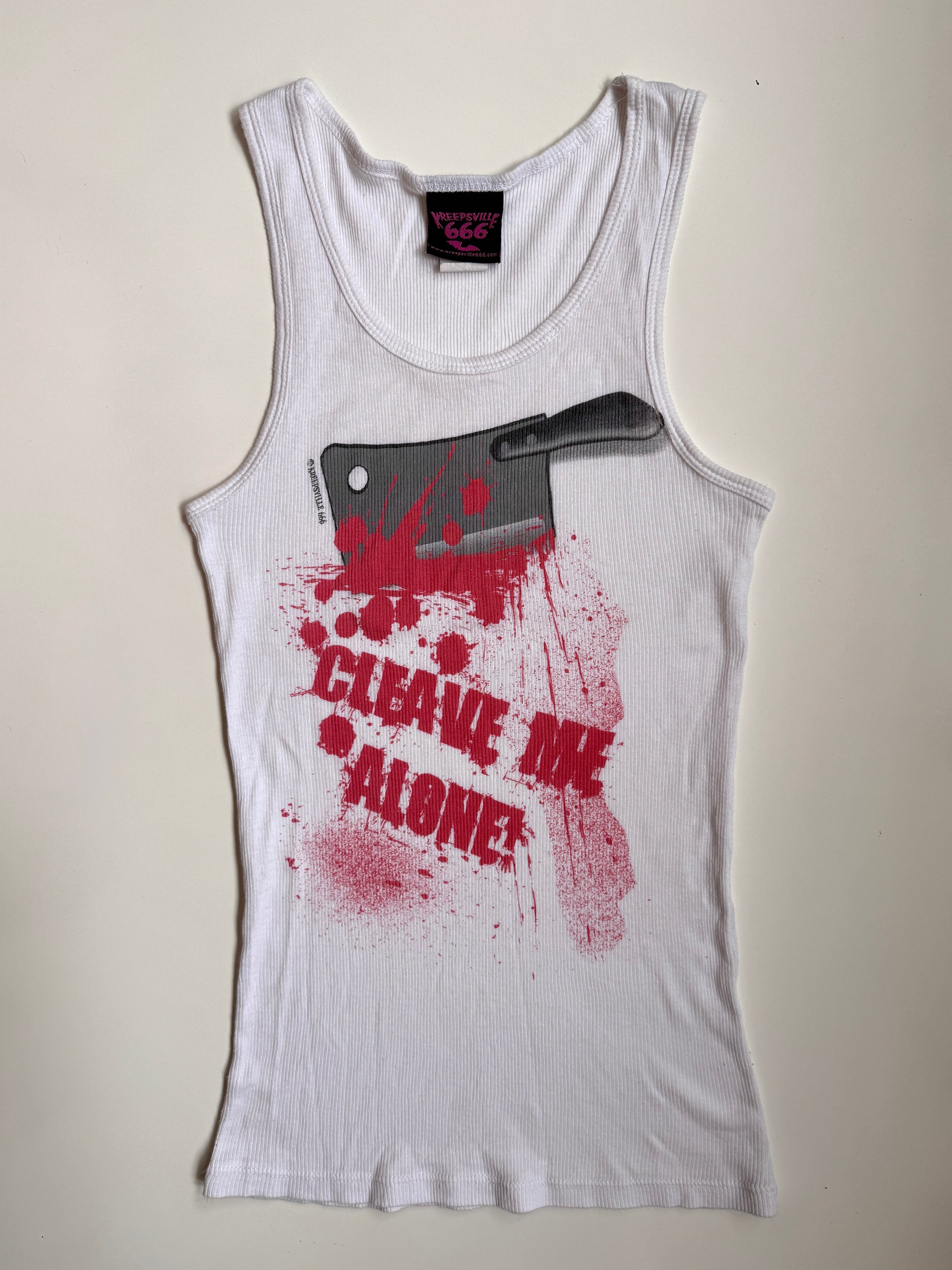 USA 00's Ribbed graphic tank • Size S