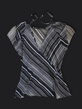 Load image into Gallery viewer, 00's Stripy sheer flowy top
