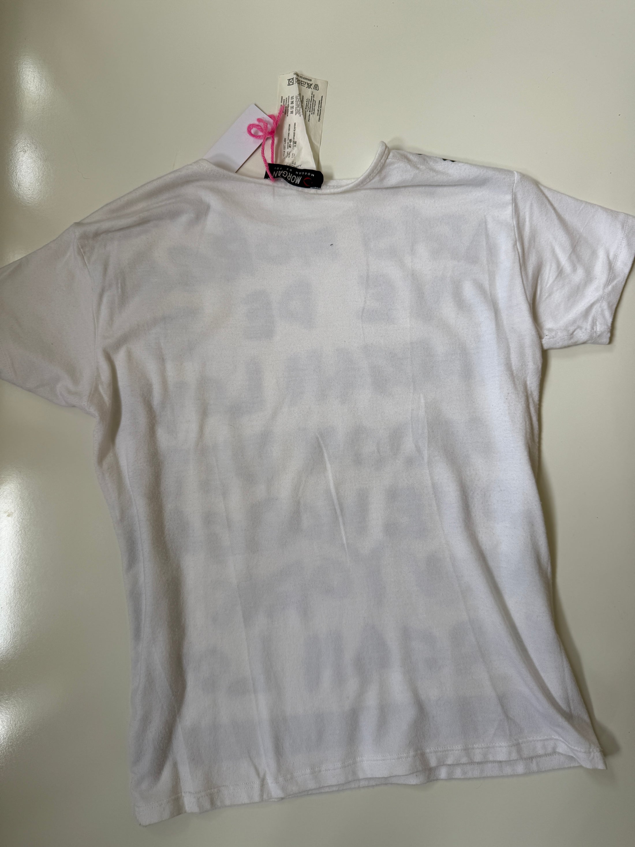 00's Morgan print baby tee • Size S