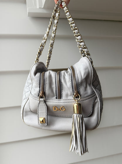 00's Dolce & Gabbana lily glam genuine leather bag