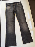 Load image into Gallery viewer, 00's Cavalli diamante low-rise flared jeans • Size 10

