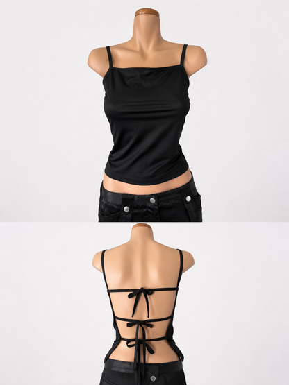00's Backless tie up tank • Size S