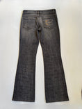 Load image into Gallery viewer, 00's Cavalli diamante low-rise flared jeans • Size 10
