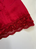 Load image into Gallery viewer, 00's River Island structured lace trim satin cami w sequins • Size S
