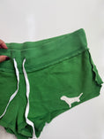 Load image into Gallery viewer, 00's VS Pink distressed micro shorts w embroidery• Size S
