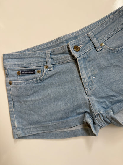 00's Dolce & Gabbana denim micro shorts 6/8