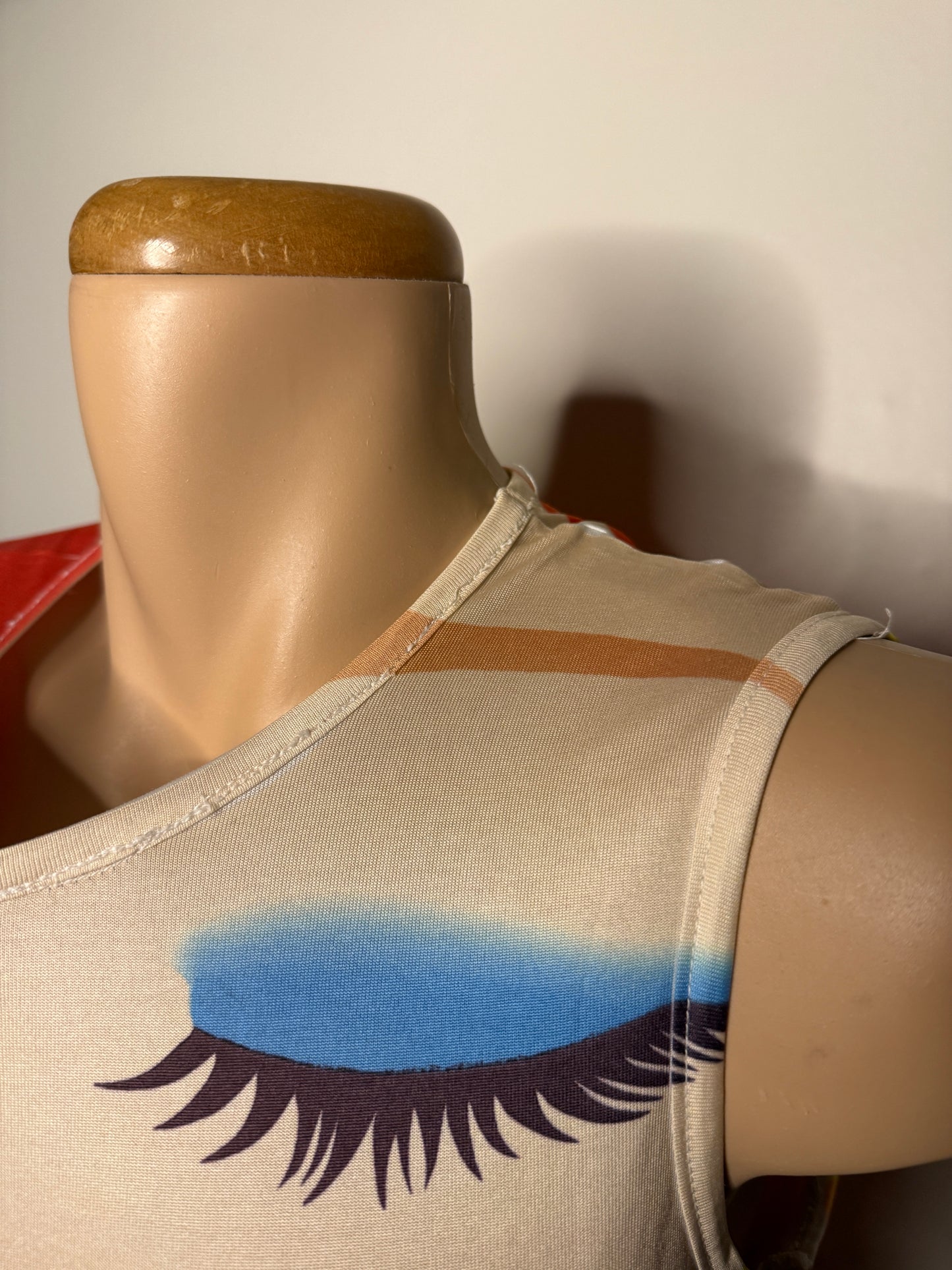 *RARE* 00's Miss Sixty girl eating ice cream tank • Size M