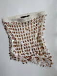 Load image into Gallery viewer, 00's DKNY Sequin crocheted asym tube top • Size M
