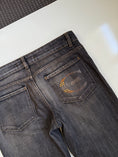 Load image into Gallery viewer, 00's Cavalli diamante low-rise flared jeans • Size 10

