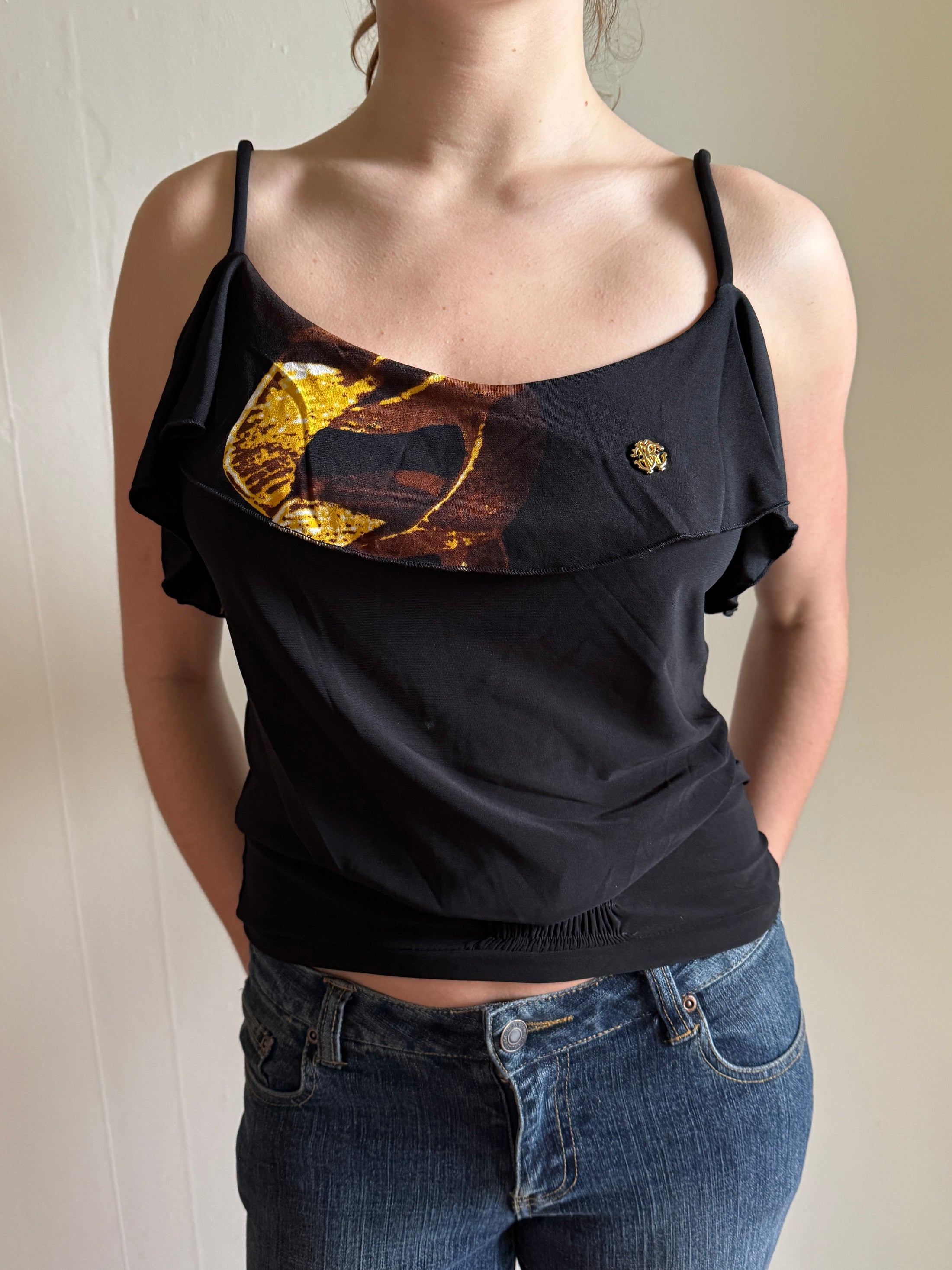 Deadstock 00's Cavalli cami • Size L