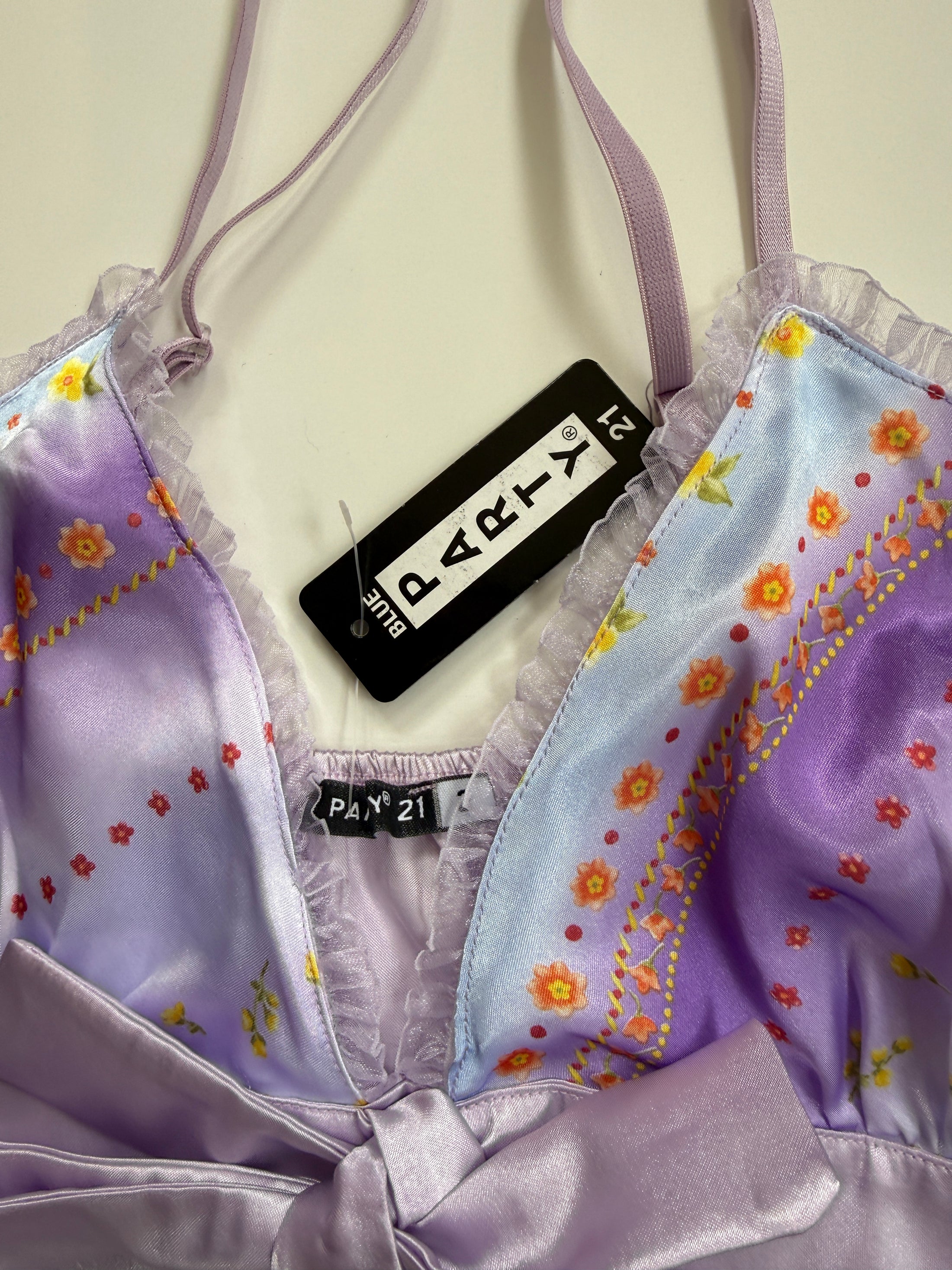 Deadstock 00's Party 21 satin cami *Lilac • Size M