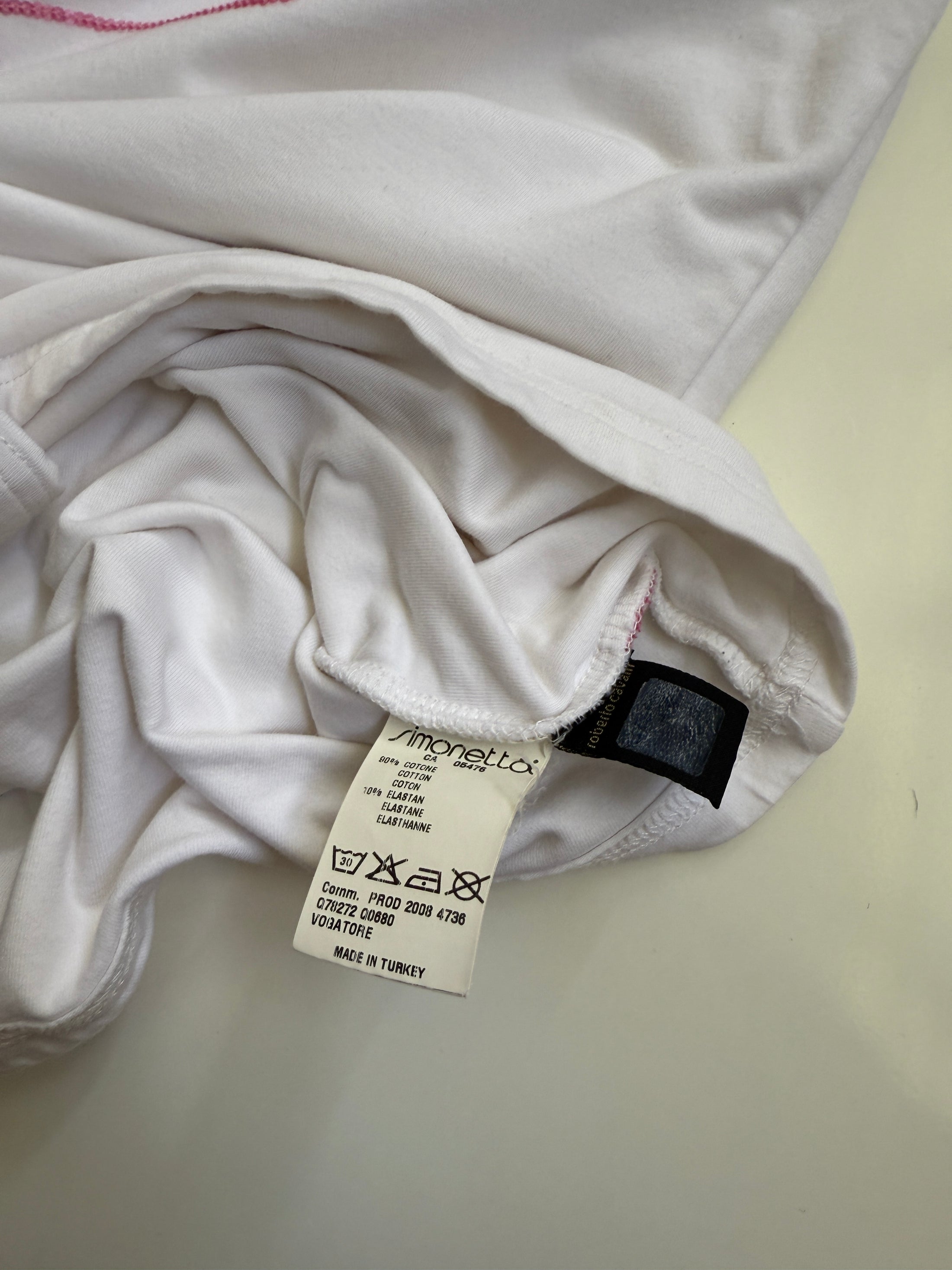 00's Roberto Cavalli Angels thick cotton sequin tank• Size M